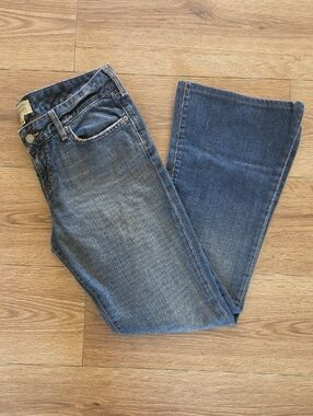 Abercrombie & Fitch Women's Blue Wide-Leg Jeans, Size 6R